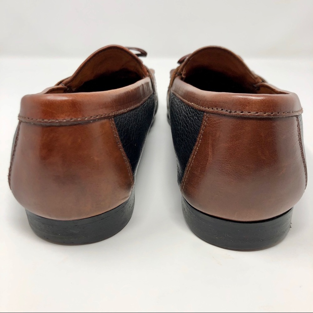 Men’s Johnston & Murphy Italian Tassel Loafer Sz 9 - Picture 4 of 7